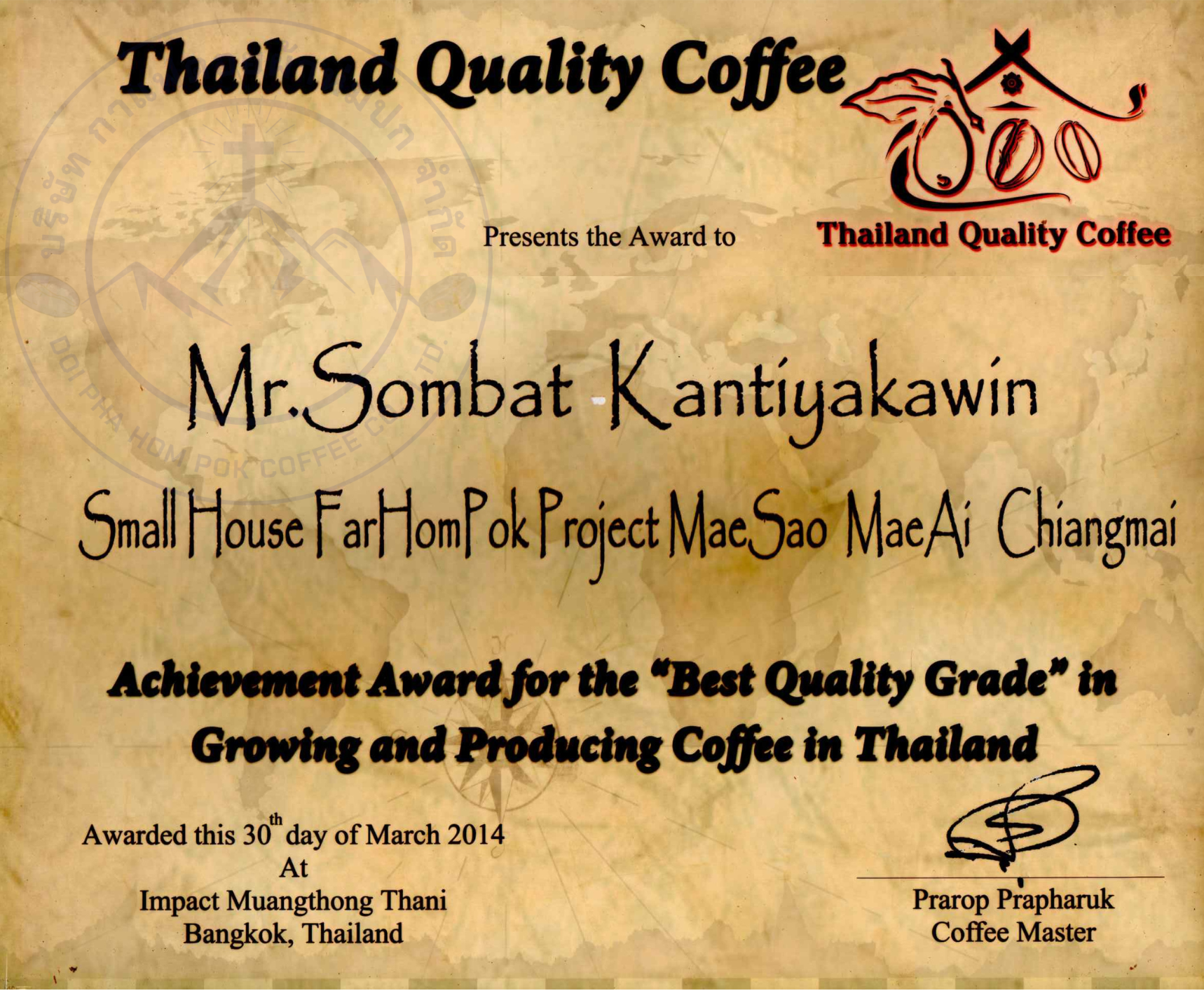 Thailand Quality Coffee